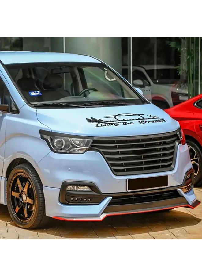 ملصق سيارة أبيض تصميم غروب الغزلان الأشعار ملصق فينيل مقاوم للماء لسيارات الدفع الرباعي والعربات المنزلية والشاحنات الصغيرة والسيارات - Image 5